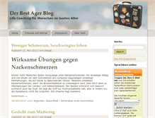 Tablet Screenshot of bestagersblog.com